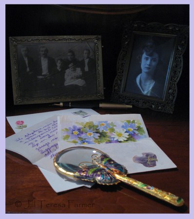 And then it happened: my best friend wrote a letter on lovely stationery with coordinating purple ink. 