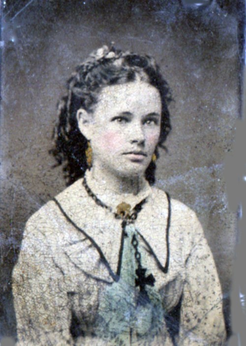 Mary Ethel Wynne Helvenston tintype photo. #Mary Ethel Wynne #Mary Ethel Wynne Helvenston